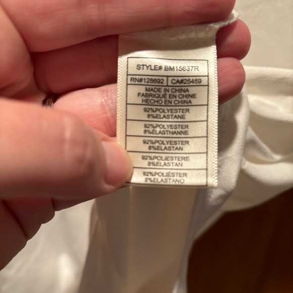 Steve Madden Deep End Bodysuit Ivory Large NWT - Picture 5 of 6